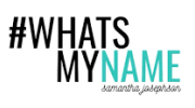 whats my name logo